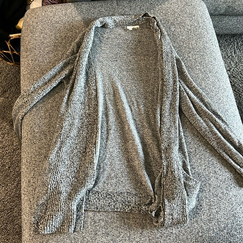 Black and white cardigan